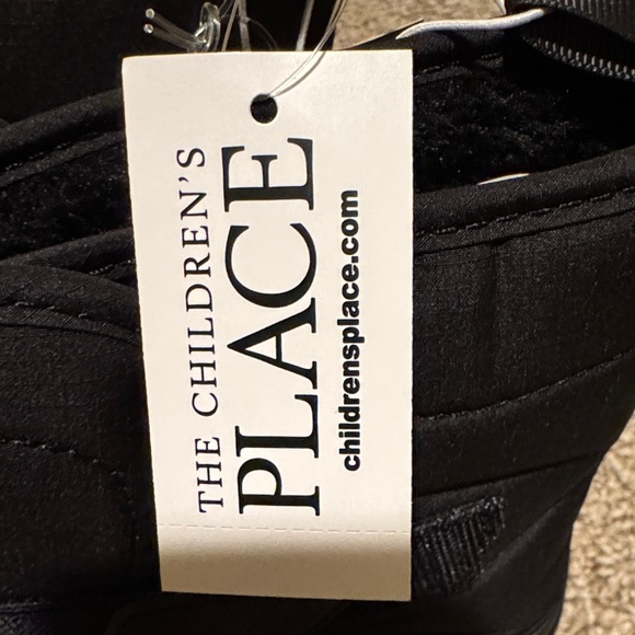 The Children's Place Black Kids Snow Boots - Picture 2 of 8
